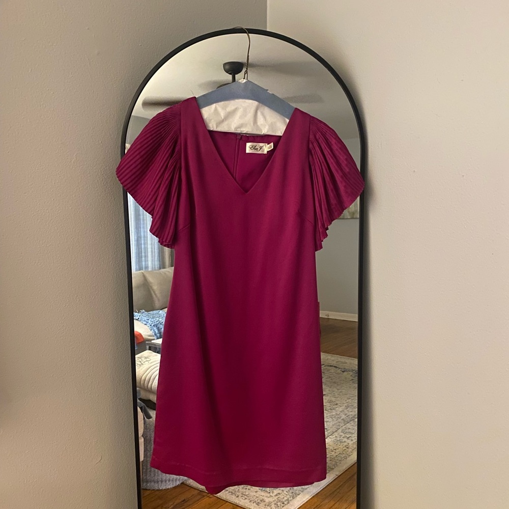Elegant Magenta Dress